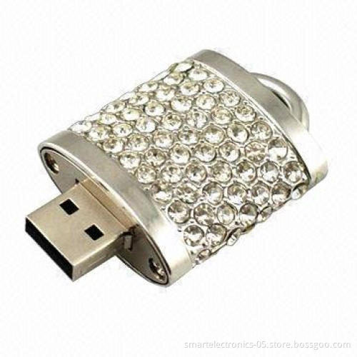 Jewelry lock USB flash drives